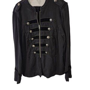 Torrid Black Blazer with Silver Accents